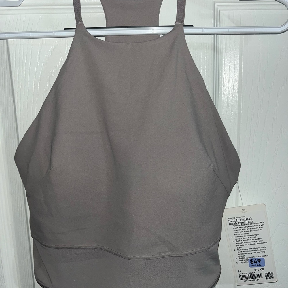 lululemon athletica Gray Tank Top